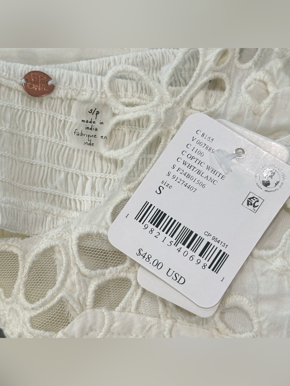 Free People Asteria Bralette - White - Picture 7 of 8